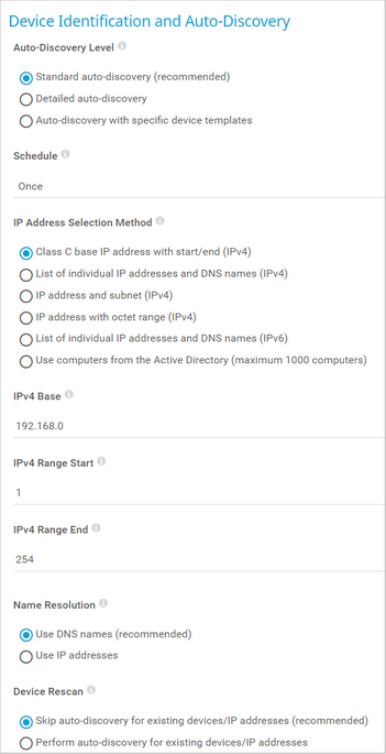 Device Identification and Auto-Discovery