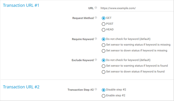 Transaction URL #x