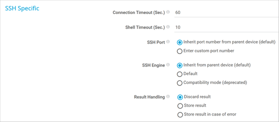 SSH Specific